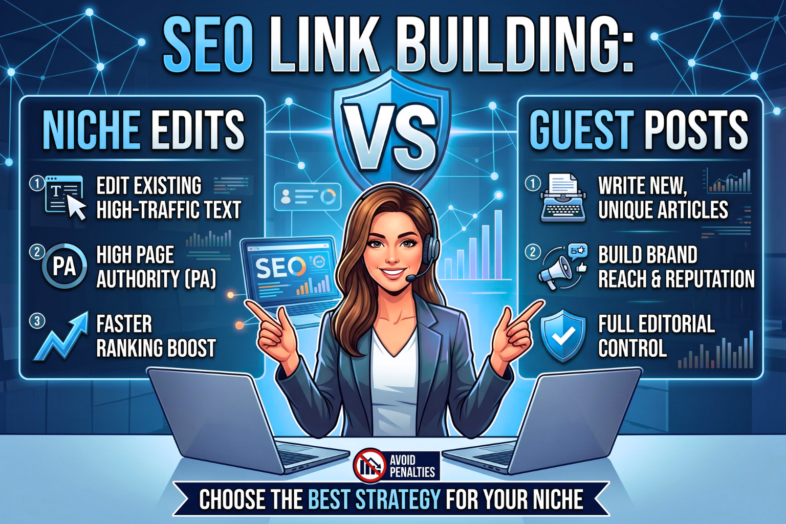 Niche Edits vs Guest Posts