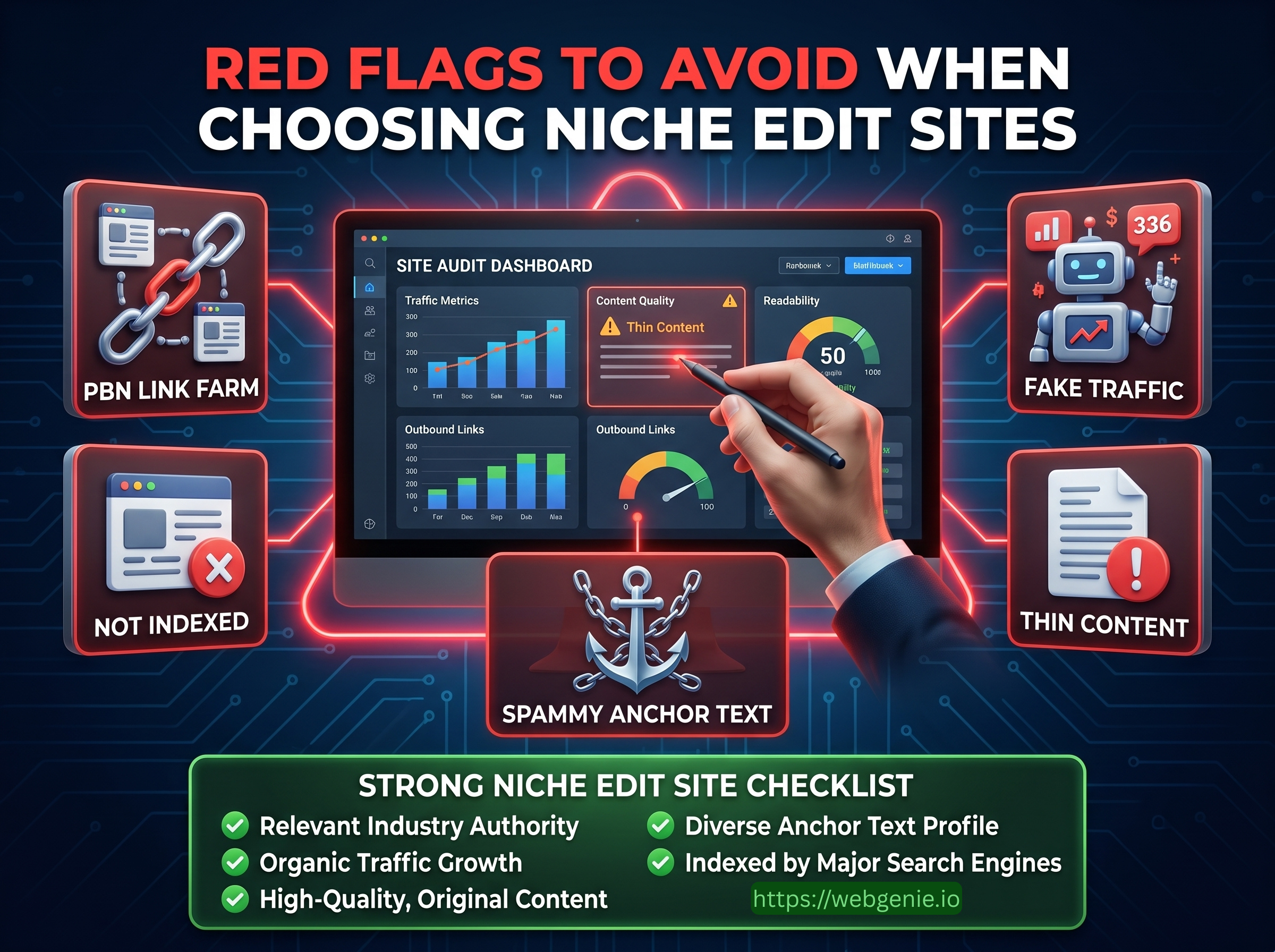 Toxic link building red flags