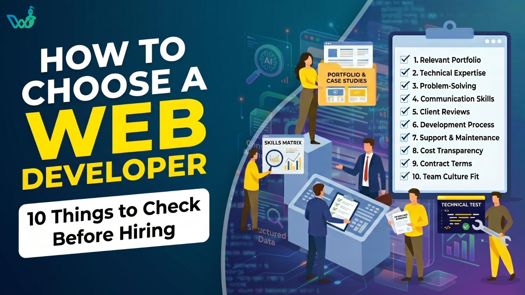 How to Choose a Web Developer: 10 Things to Check Before Hiring